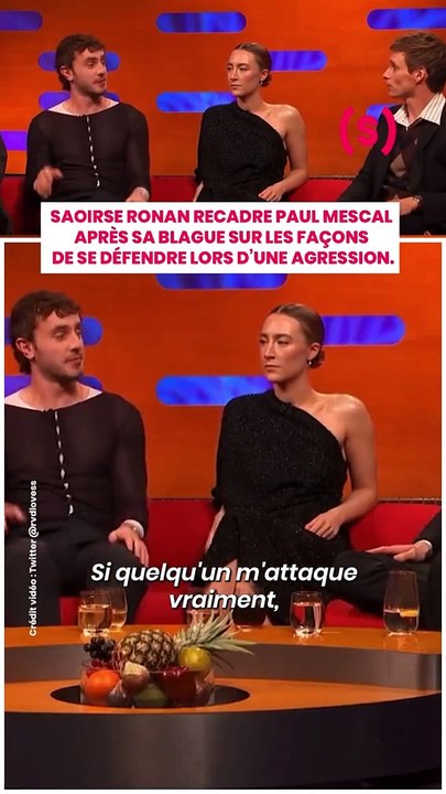 SIMONE - NEWS : Saoirse Ronan recadre Paul Mescal après sa blague sur les façons de se défendre lors d'une agression
