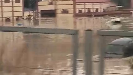 Otro vídeo de las inundaciones en Álora tras la crecida del río Guadalhorce