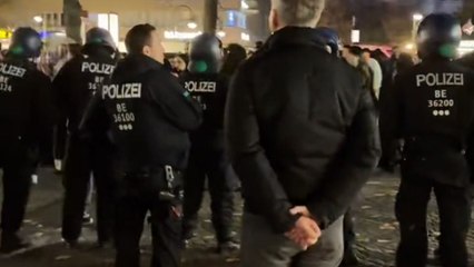 Heavy Police Deployment at Berlin Protest Condemning Gaza Violence 🚨 - thumbnail