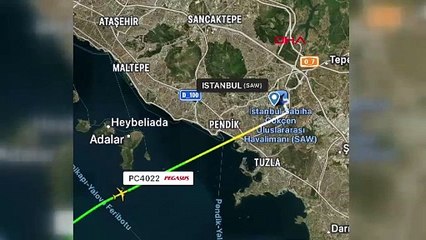 İstanbul'da yolcu uçağına lazer ışıklı taciz