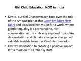 Girl Child Education NGO in India
