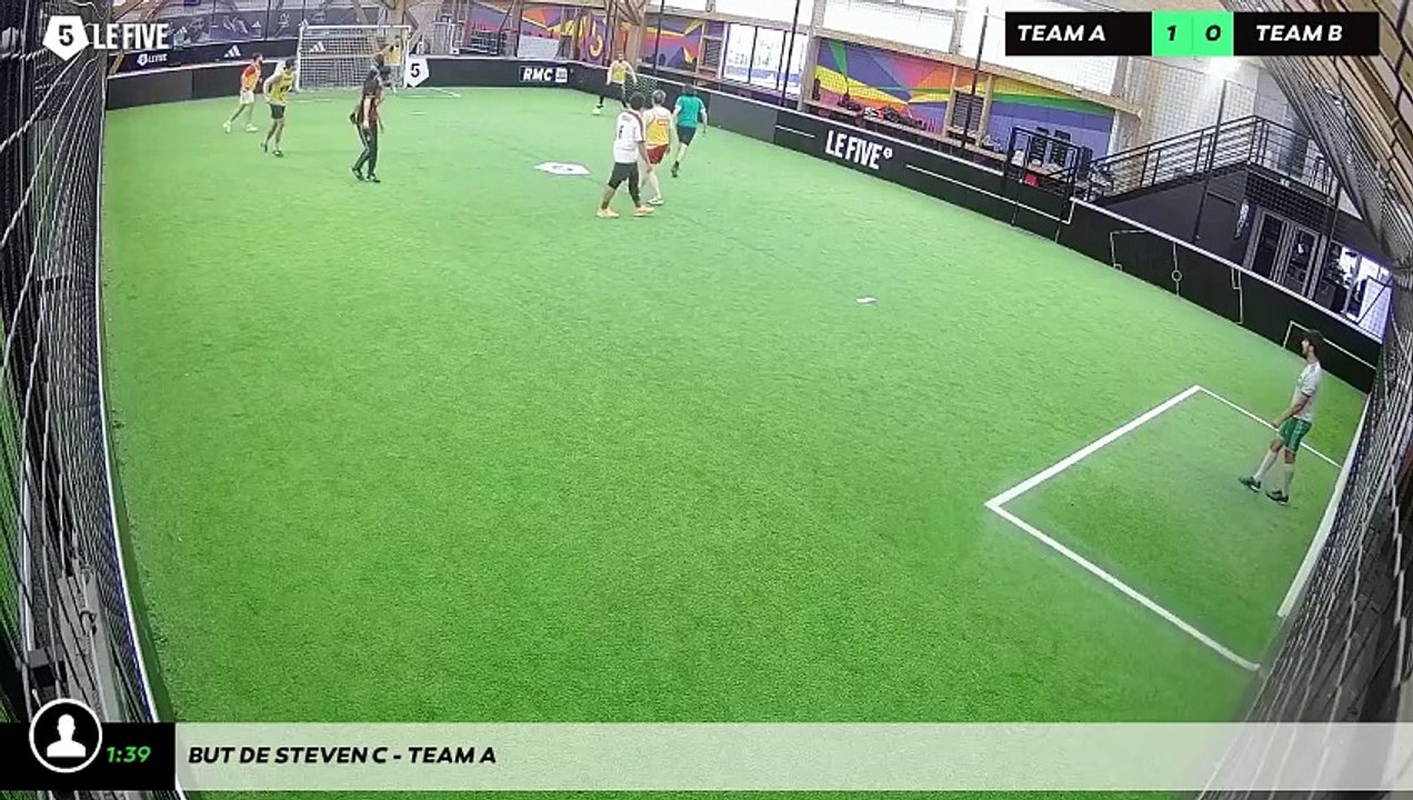 But de Steven C - Team A