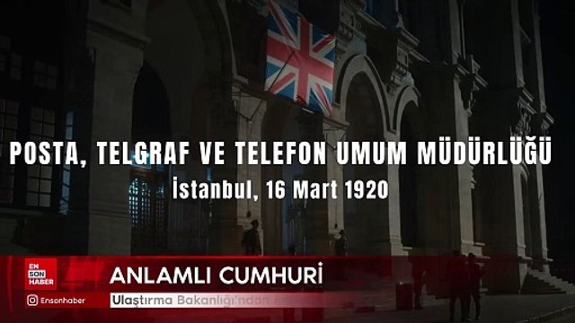 Ulaştırma Bakanlığı’ndan anlamlı Cumhuriyet filmi