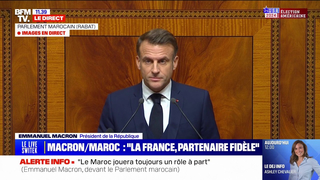 "Nous avons besoin de davantage de résultats": Emmanuel Macron évoque l'immigration illégale devant le Parlement marocain