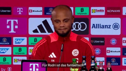 Kompany über Ballon d'Or: "Für Rodri ist es fantastisch"