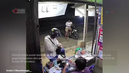 Pemuda di Karawang Rusak Konter HP Karena Modus Transfer Gagal