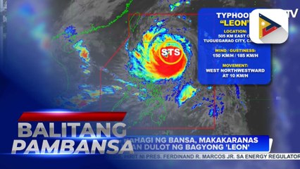 Bagyong Leon, magpapaulan sa malaking bahagi ng bansa