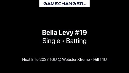 Bella Levy Single @ Webster Xtreme - Hill 14U