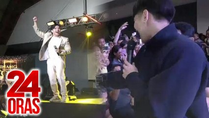 Kapuso artists at Sparkle stars, nagpasaya sa Kapuso mall show ng Masskara Festival; binisita ang gallery ng sikat na mask maker | 24 Oras