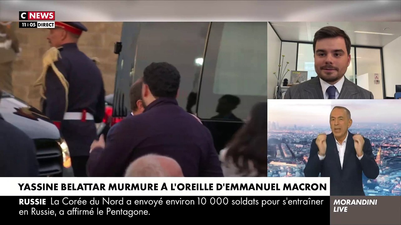 Le journaliste Gauthier Le Bret dans "Morandini Live": "Le ministère de la Défense affirme (sans rire) que le ministre Sébastien Lecornu a cru que Yassine Belattar était un technicien au Maroc et en réalité ne le connait pas"