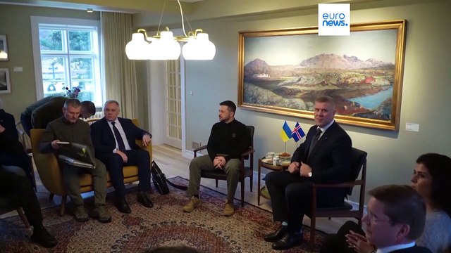 Zelenskyy na Islândia para participar na quarta cimeira Ucrânia-Países Nórdicos
