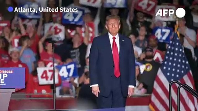 'I'm not a Nazi,' Trump says at campaign rally in Atlanta