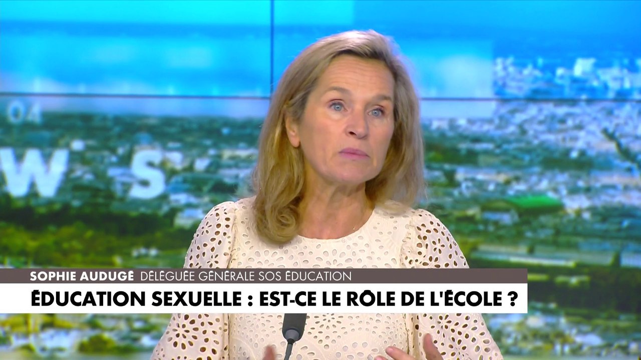 Sophie Audugé alerte sur les dérives dans les écoles françaises en matière d'éducation sexuelle