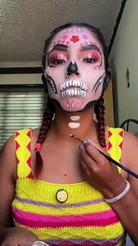 Albertina en desfile de Catrinas