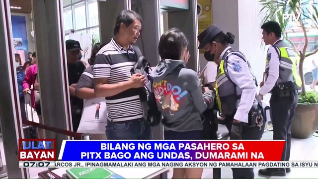 Pamunuan ng PITX, naghahanda na sa dagsa ng mga pasahero na uuwi ngayong Undas; Bilang ng mga pasahero sa PITX bago ang Undas, tumataas na