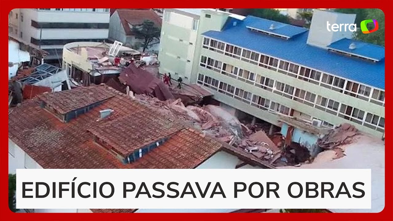 Prédio de dez andares desaba no litoral da Argentina