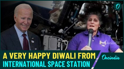 NASA Astronaut Sunita Williams Participates in White House Diwali Celebrations from Space Station