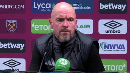 We have to do better, the ranking if not reflecting our performance and our levels - Erik Ten Hag