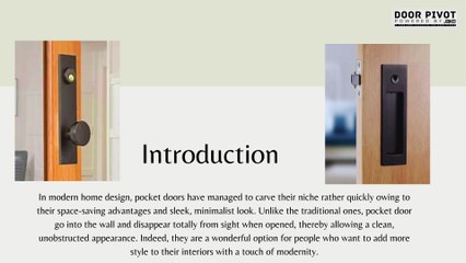 Pocket Door Hardware Locks for Modern Spaces.