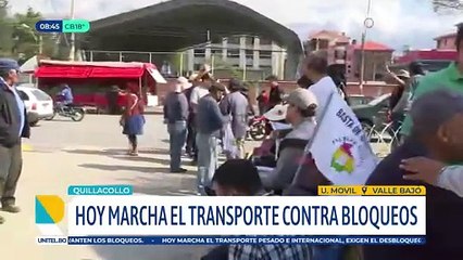 “Necesitamos que nos den por lo menos un respiro”, transporte pesado de Cochabamba se moviliza exigiendo desbloqueo