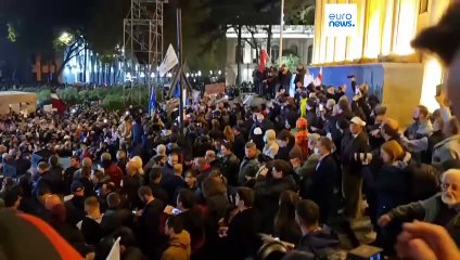 Milhares de pessoas protestam na Geórgia para denunciar resultados eleitorais "manipulados"