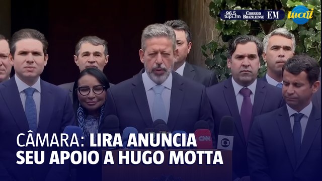 Lira anuncia apoio a Hugo Motta para a presidência da Câmara