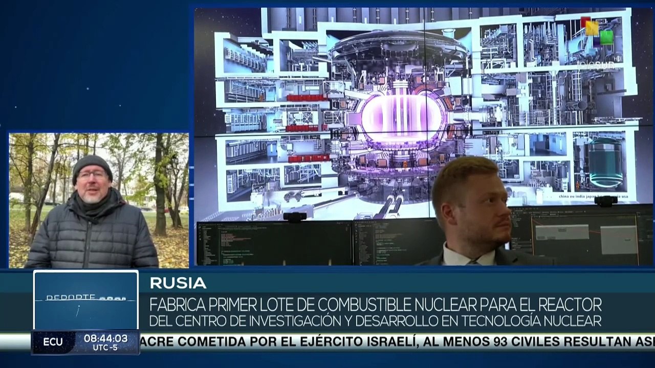 Rusia fabricó lote de combustible para reactor nuclear en Bolivia