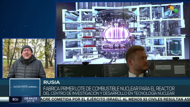 Rusia fabricó lote de combustible para reactor nuclear en Bolivia