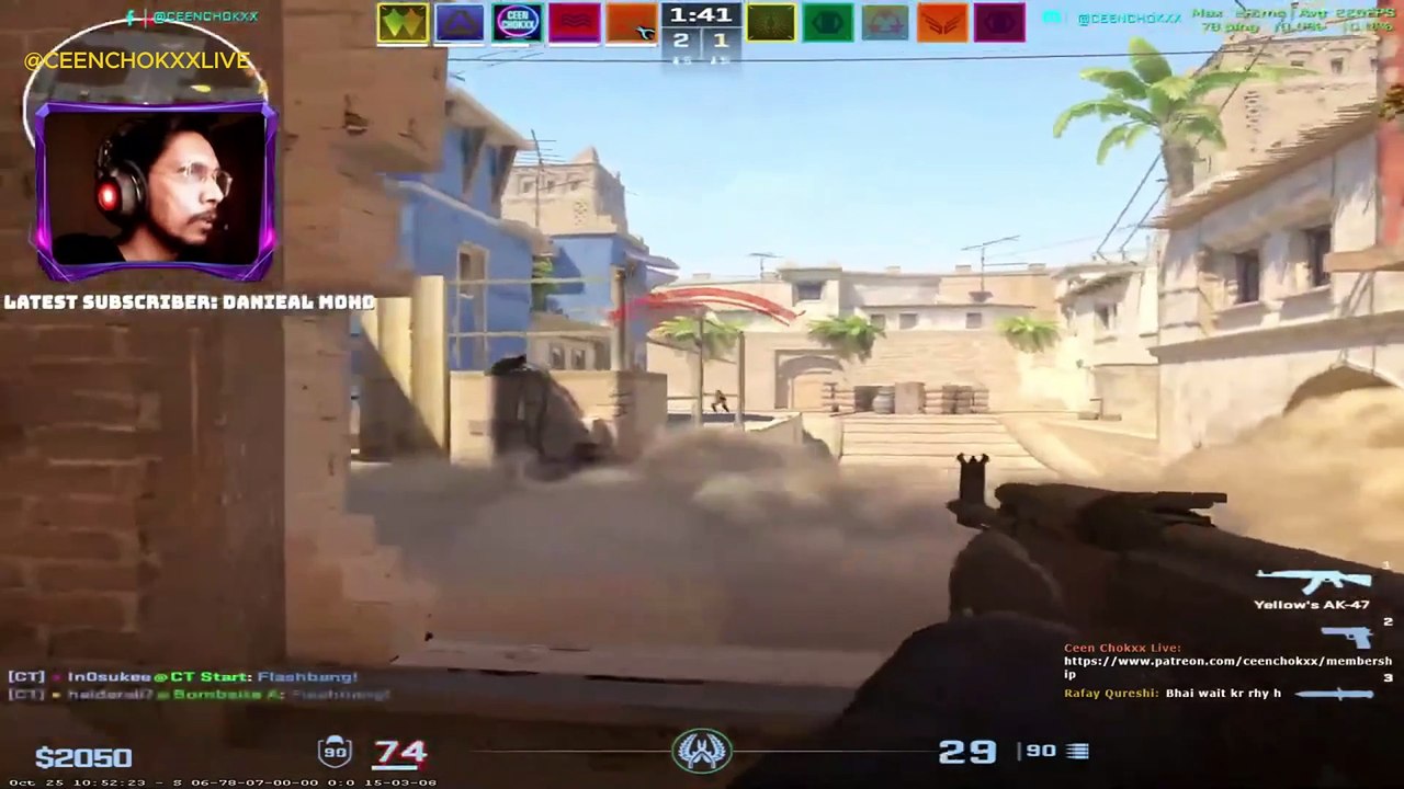 CS2 PC Gameplay Faceit Highlights