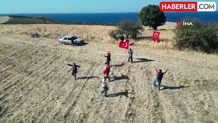 Ayvacık'ta Köylülerden Anlamlı 29 Ekim Videosu