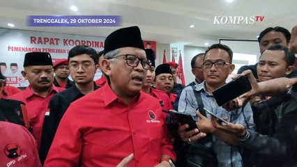 Sekjen PDIP Hasto Tegaskan Elektabilitas Cagub Jatim Risma dan Cawagub Jatim Gus Hans Meningkat