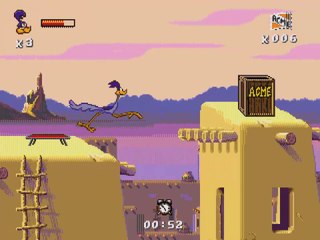 Desert Demolition (Sega Genesis) Road Runner Walkthrough