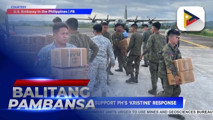 U.S. gives P84-M to support PH’s ‘Kristine’ response
