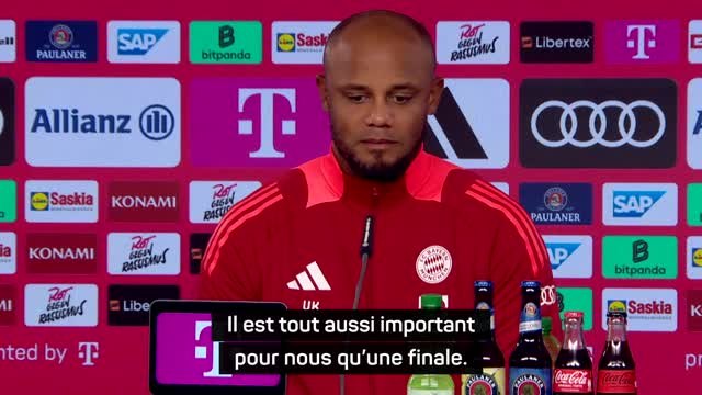 Bayern - Kompany : Ce match de Coupe est tout aussi important pour nous qu'une finale