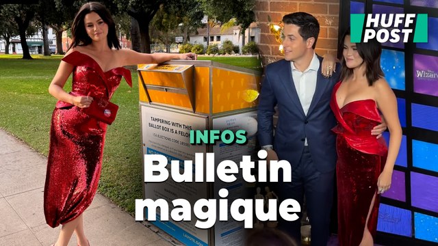 Avant son tapis rouge, Selena Gomez n'a pas oublié d'être une bonne citoyenne