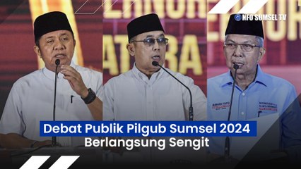 Hasil Debat Publik Pertama Pilgub Sumsel 2024, Mawardi dan Eddy Imbang Herman Deru Jadi Tumbal