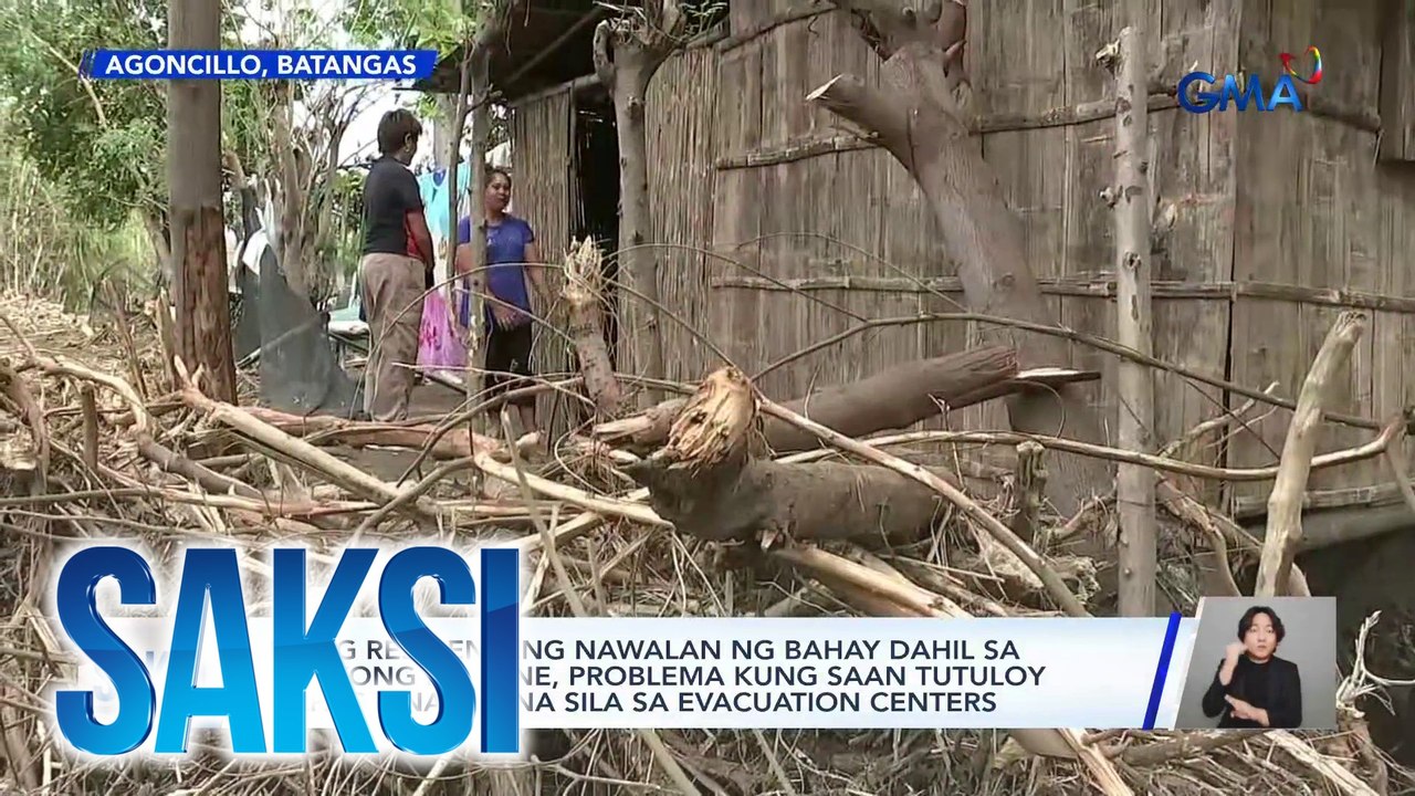 Ilang residenteng nawalan ng bahay dahil sa Bagyong Kristine, problema kung saan tutuloy kapag pinaalis na sila sa evacuation centers | Saksi