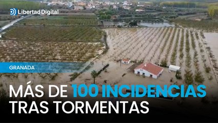 Granada activa plan especial por más de 100 incidencias tras tormentas
