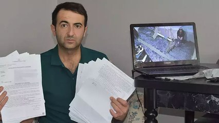 Komşusunun, kapısına çöp attığını taktırdığı kamerayla görüntüledi!