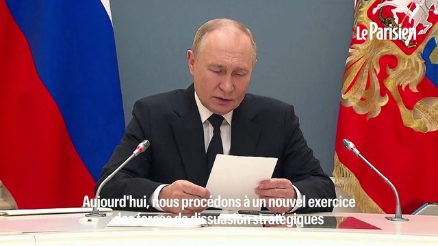 La Russie lance un exercice nucléaire, supervisé par Vladimir Poutine