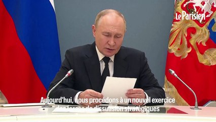 La Russie lance un exercice nucléaire, supervisé par Vladimir Poutine
