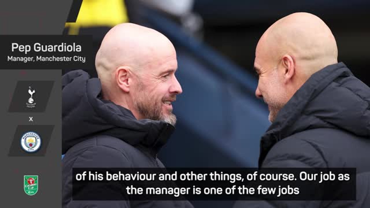 Guardiola 'so sorry' for sacked ten Hag