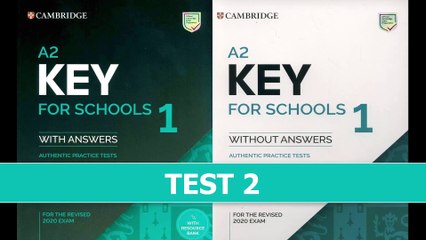 KET Listening - Cambridge A2 Key for Schools 1 Authentic Practice Test 2