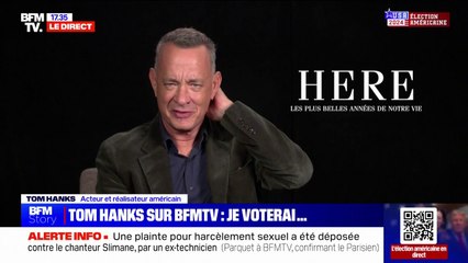 Tom Hanks: "J'ai donné de l'argent pour la campagne de Kamala Harris"