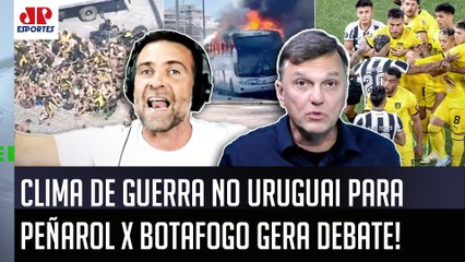 "O CLIMA TÁ MUITO PESADO, gente! E é ATÉ IMPRESSIONANTE como..." CAOS antes de Peñarol x Botafogo!