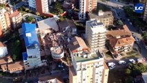 Derrumbe en Villa Gesell: así quedó el lugar donde estaba el edificio que se vino abajo