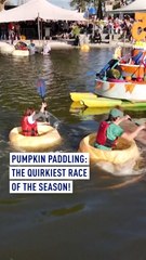 Pumpkin Paddling: The Quirkiest Race of the Season!