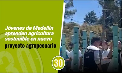 Jóvenes de Medellín aprenden agricultura sostenible en nuevo proyecto agropecuario