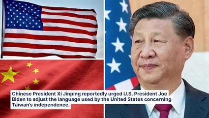 Xi Jinping Reportedly Urges Biden To Alter US Language On Taiwan