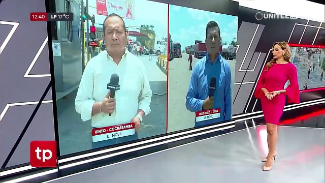 Transportistas impiden el ingreso a la tranca de Quillacollo y exigen solución a los bloqueos